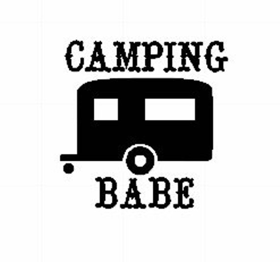 Car Decal Camping Camping Decal Car Decal Yeti Decal