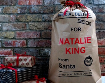 Personalised Christmas sack