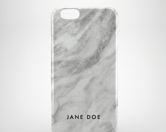 Personalized Marble iPhone 6 Case, iPhone 6s case, iPhone 5 case, iPhone 5s case, iPhone 5c case, iPhone 6 plus case, iPhone 6s plus case