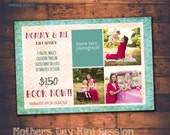 INSTANT DOWNLOAD -  Mother's Day Mini Session template - Photoshop Templates 