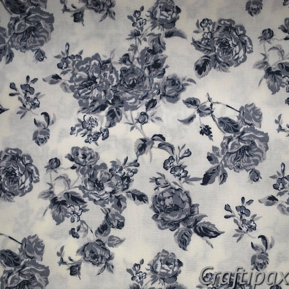 Rose and Hubble Fabric Vintage Style Soft Cotton Poplin