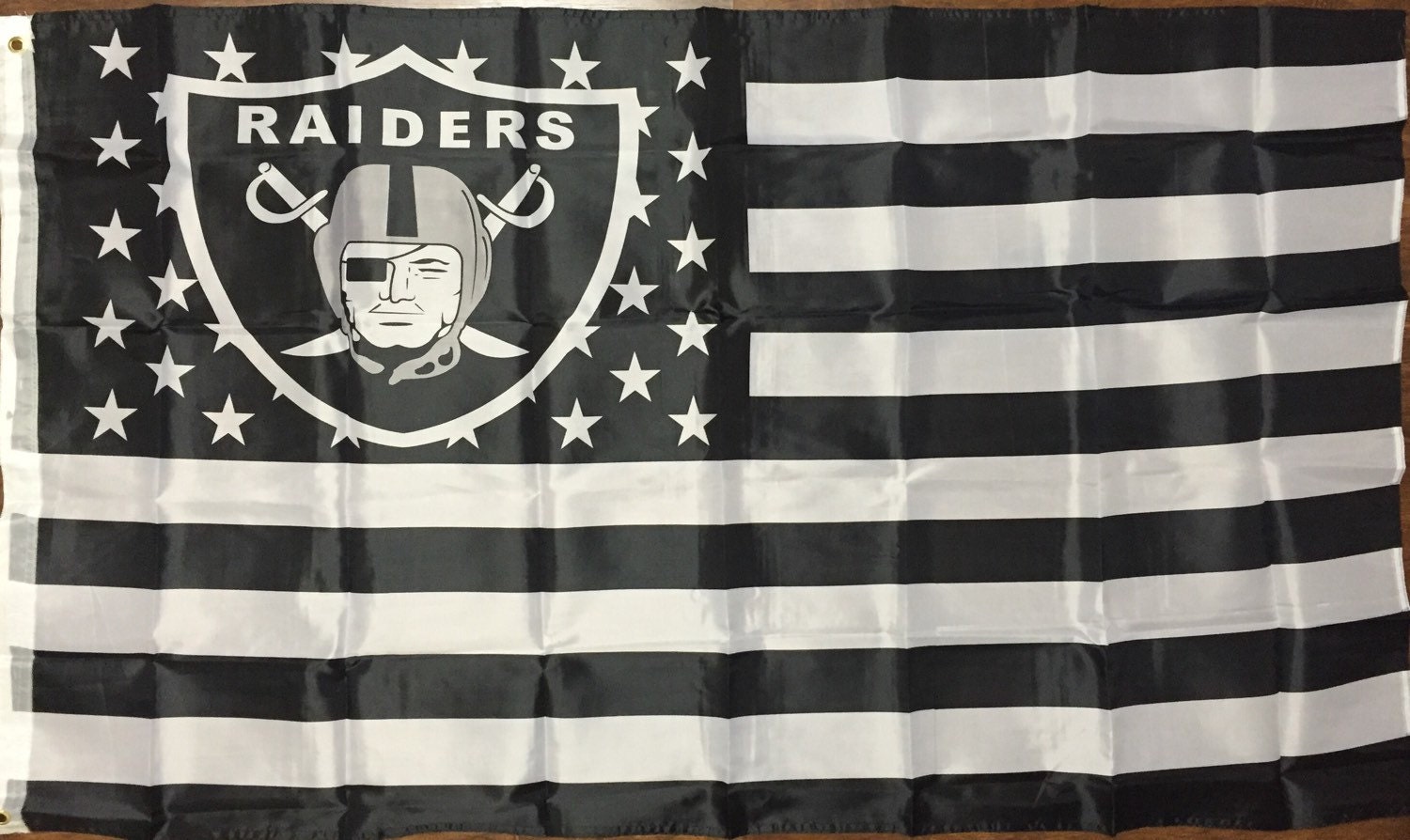 Oakland Raiders Flag Nfl 3 X 5 Stars And Stripes