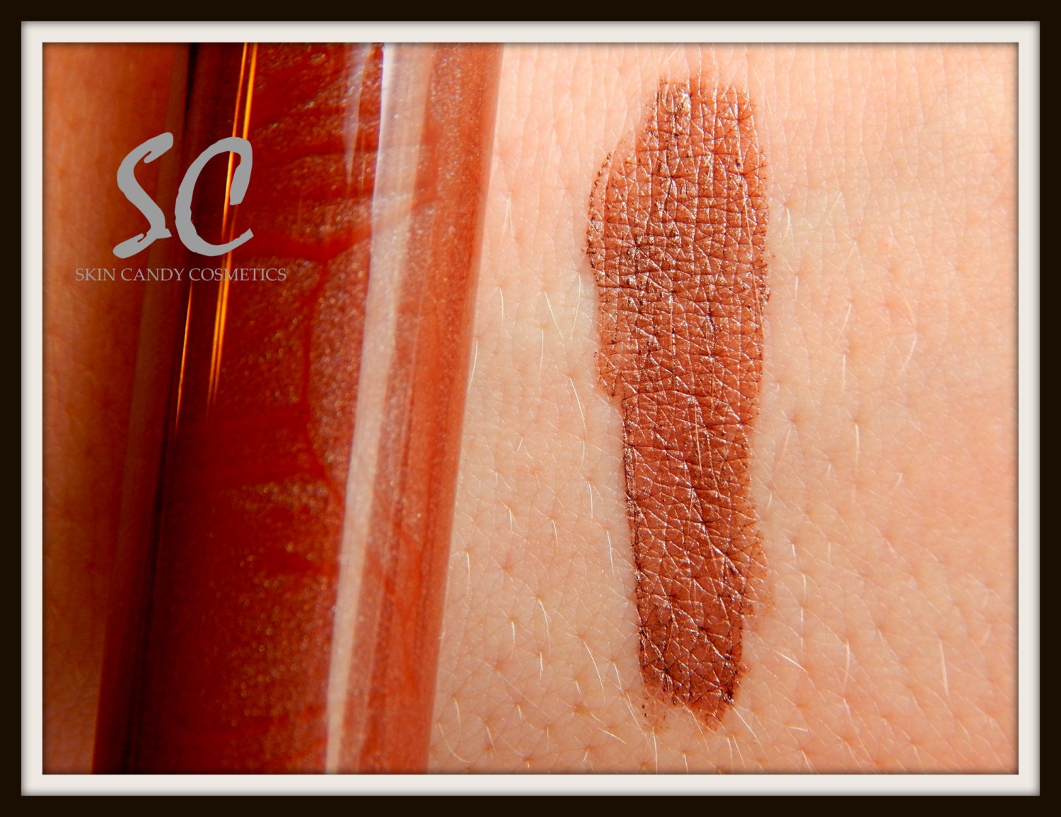 Light Brown Liquid Eyeliner 'Milk Chocolate' by SkinCandyCosmetics