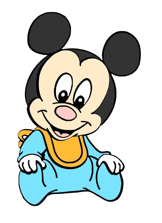 Download Baby Mickey Mouse Sitting SVG Instant Download by SweetRaegans