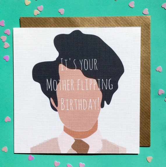 Funny It Crowd Card Maurice Moss Birthday Card It By Theginfox 