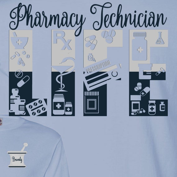 Download Pharmacy Technician Life Pharmacy Tech Monogrammed Monogram