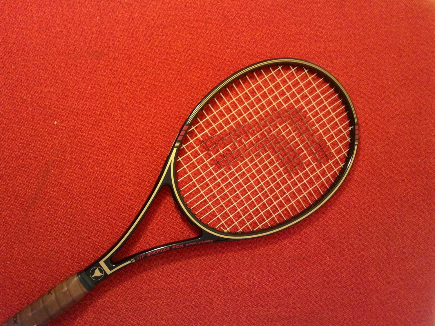 Fox ATP Bronze Boron Graphite Tennis Racquet 4 5/8 With Cover