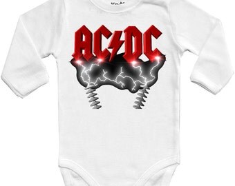 Kids acdc shirt | Etsy