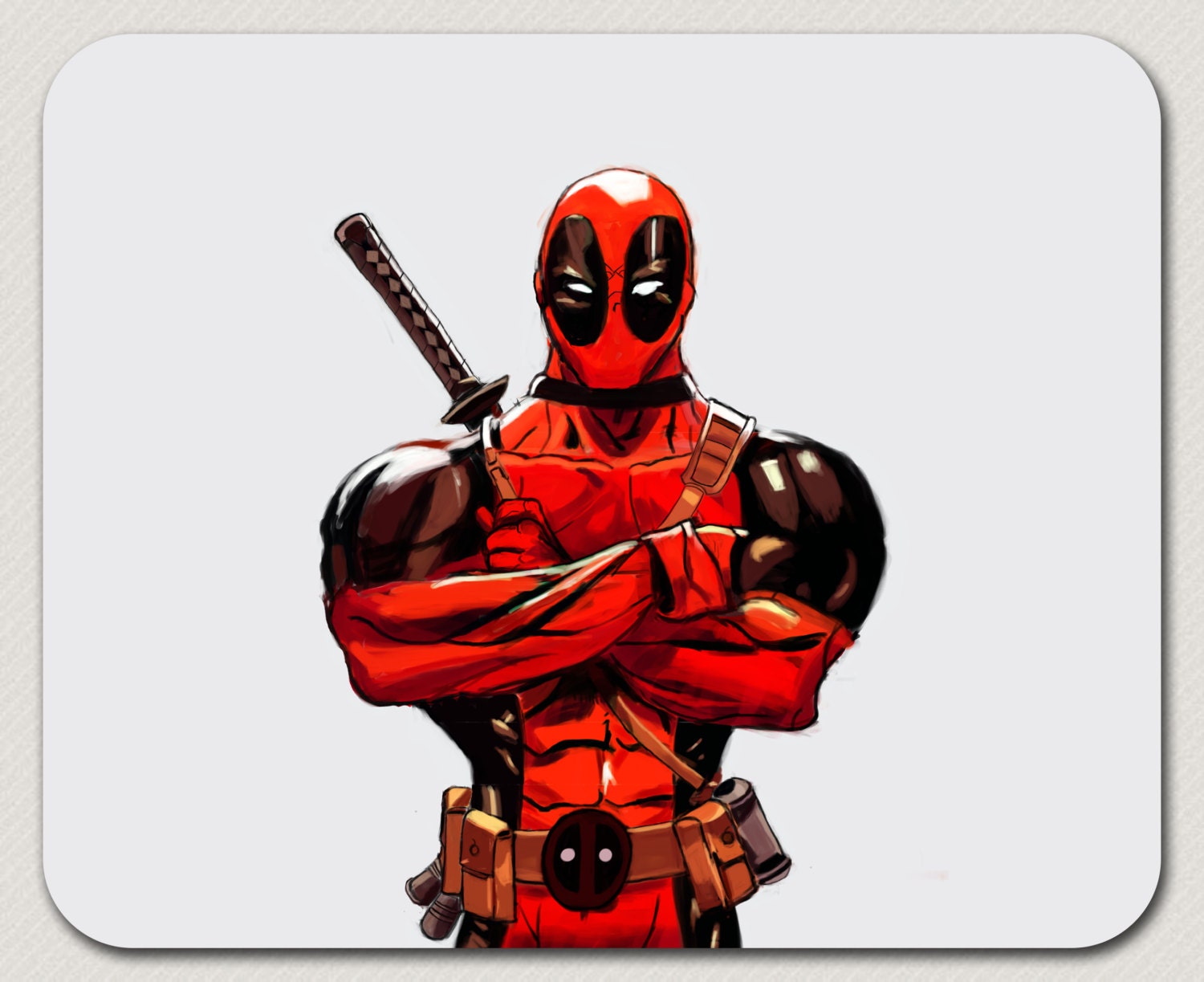 Marvel Deadpool Ninja Assassin Mousepad