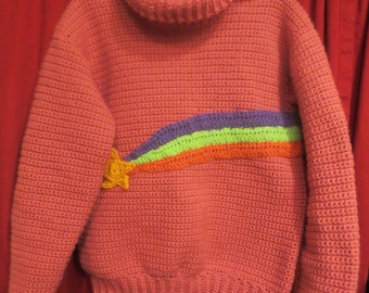 Adult size Mabel shooting star sweater Gravity Falls