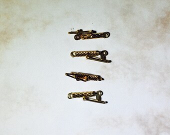14 Karat Gold Swirl Safety Clasp Swirled Pattern