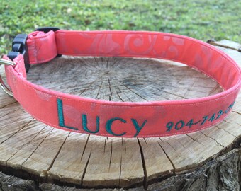 Personalized Dog Collars - Embroidered Dog Collars - Custom Dog Collar - Dog Collar Embroidery - Dog Collar ADD ON