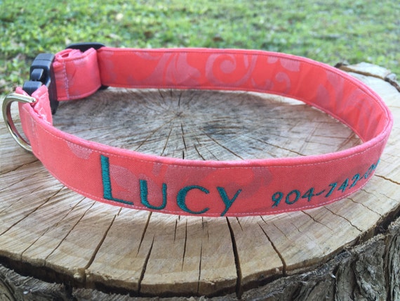 Personalized Dog Collars Embroidered Dog Collars Custom