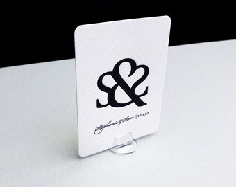 25 CLEAR MODERN ELEGANT Place Card Holders | Wedding Place Card Holders | Table Number Holders | Place Cards | Table Numbers