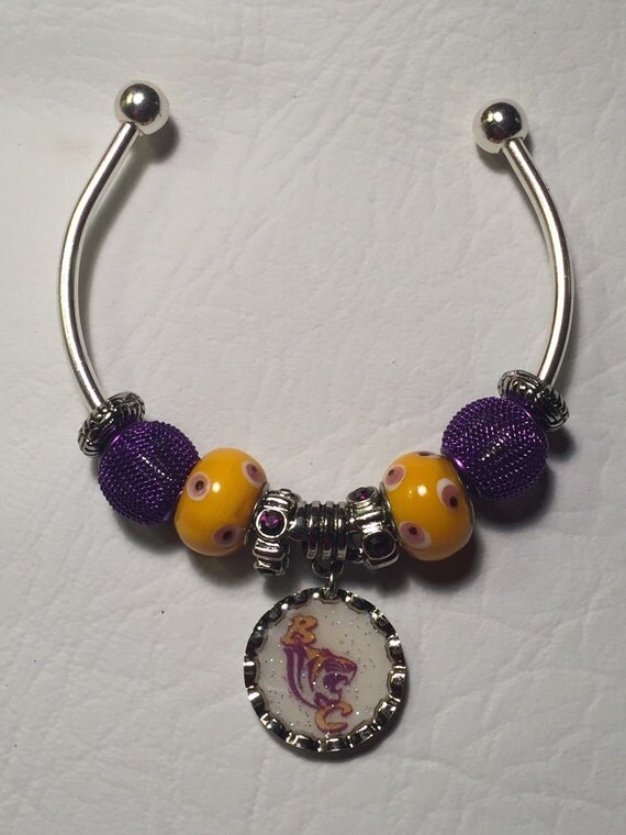 Items similar to Benedict College Charm Bangle on Etsy