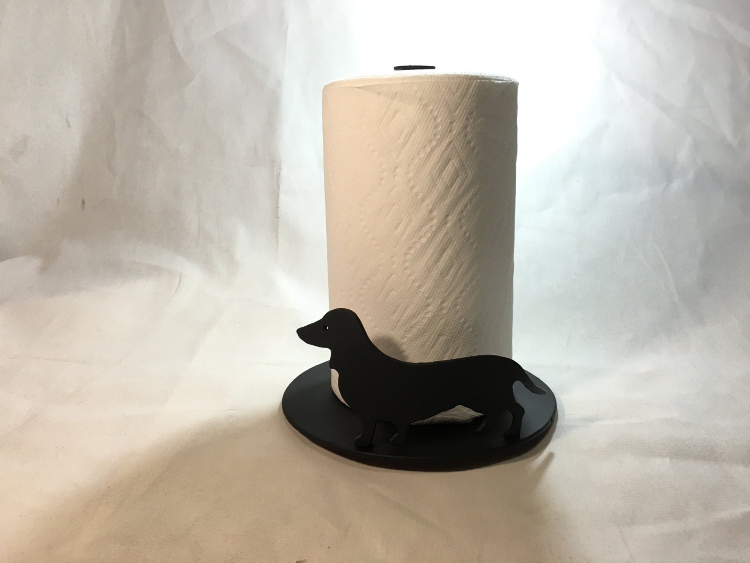 Dachshund Weiner Dog Paper Towel Holder by MCWelding on Etsy