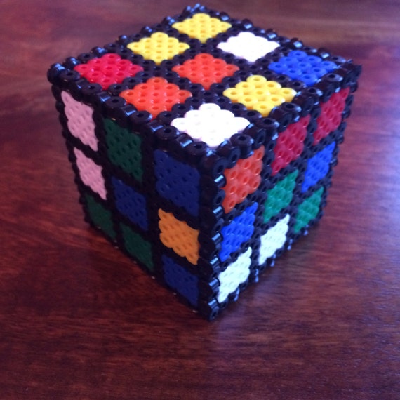 3D Pixel Art Bead Coloured Puzzle cube
