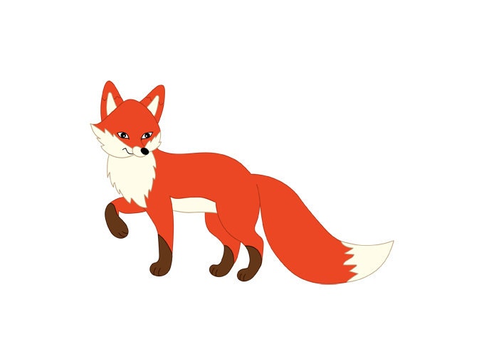 clipart of fox - photo #50