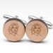 Hillary Clinton Wood Cufflinks Gift For Him, Wedding Gifts, Groomsman Gifts, and Personalized