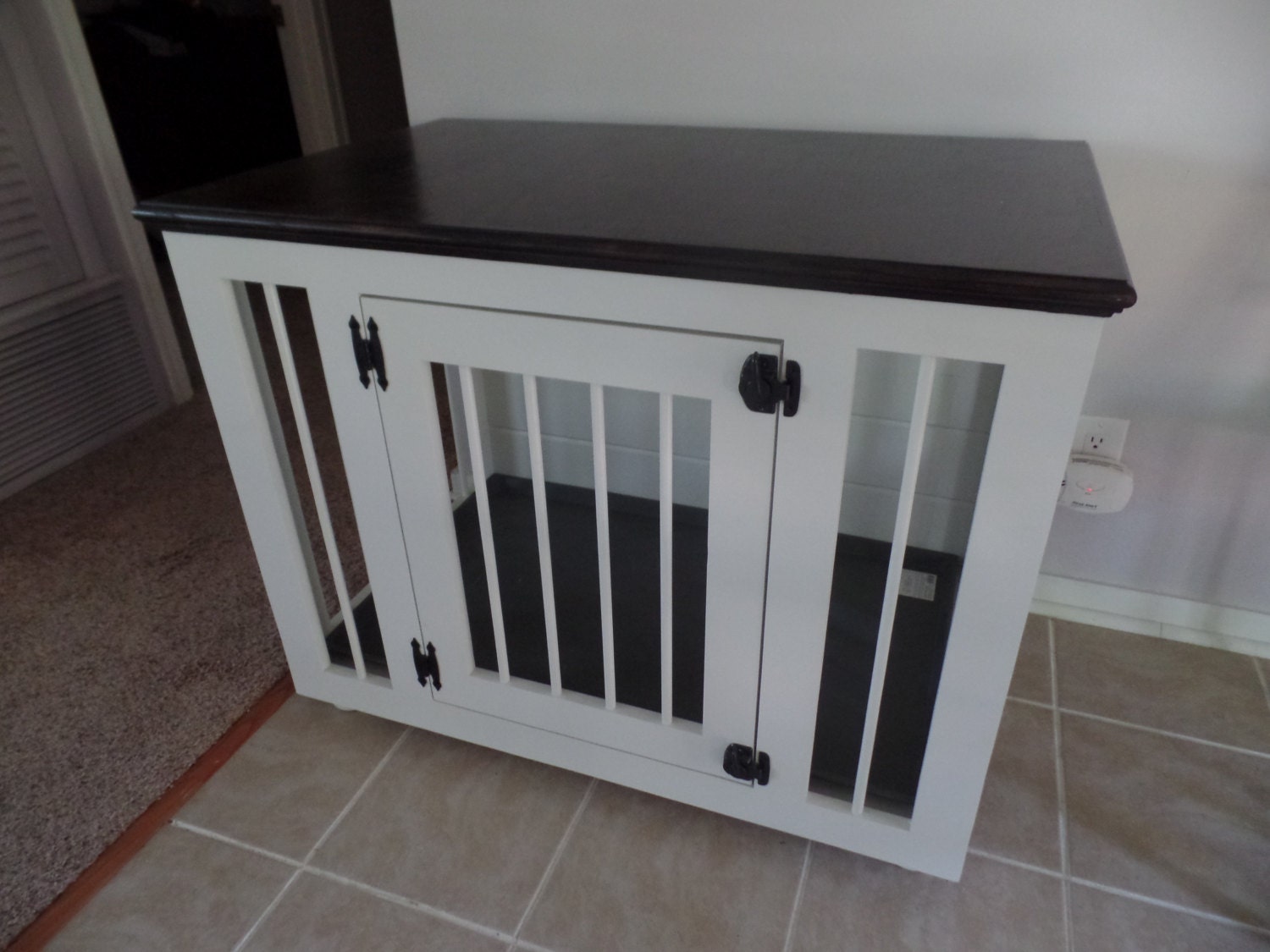 Dog crate furniture