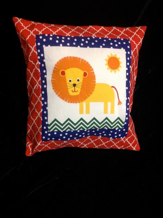 lion dance pillow