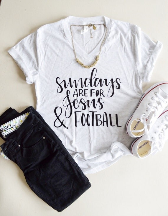 Football Graphic Tee Christian Tee Woman Football Shirt