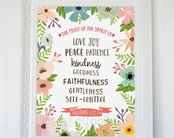 Fruit Of The Spirit Wall Art fruit of the spirit: love joy peace patience kindness goodness Fruit Of The Spirit Wall Art fruit of the spirit: love joy peace patience kindness goodness