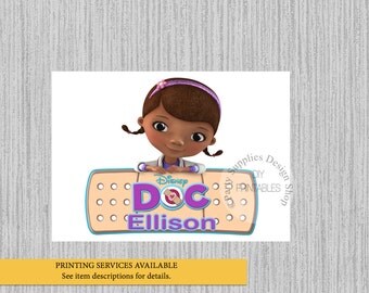 Doc McStuffins Birthday Iron On, Doc McStuffins Tshirt Printable, Doc McStuffins Personalized Iron On, DIY, Tshirt Party Supplies