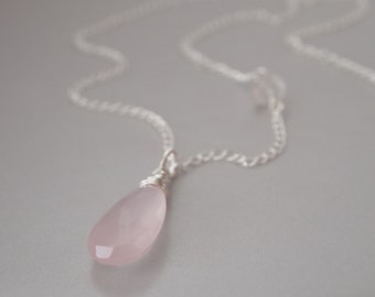 Rose quartz jewelry | Etsy