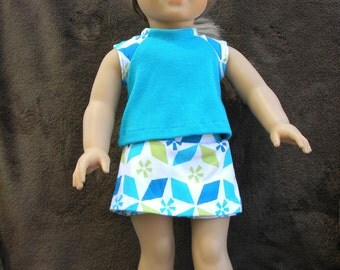 American Girl Doll Skort Set