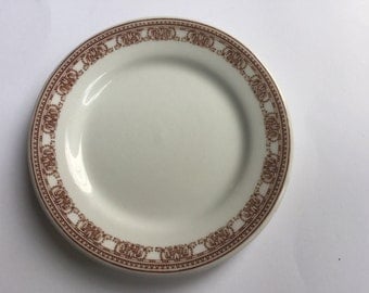 Carr China ideal rare vintage old plate NEW LOWER PRICE estate find Grafton saucer dinnerware China restaurant ware setting piece