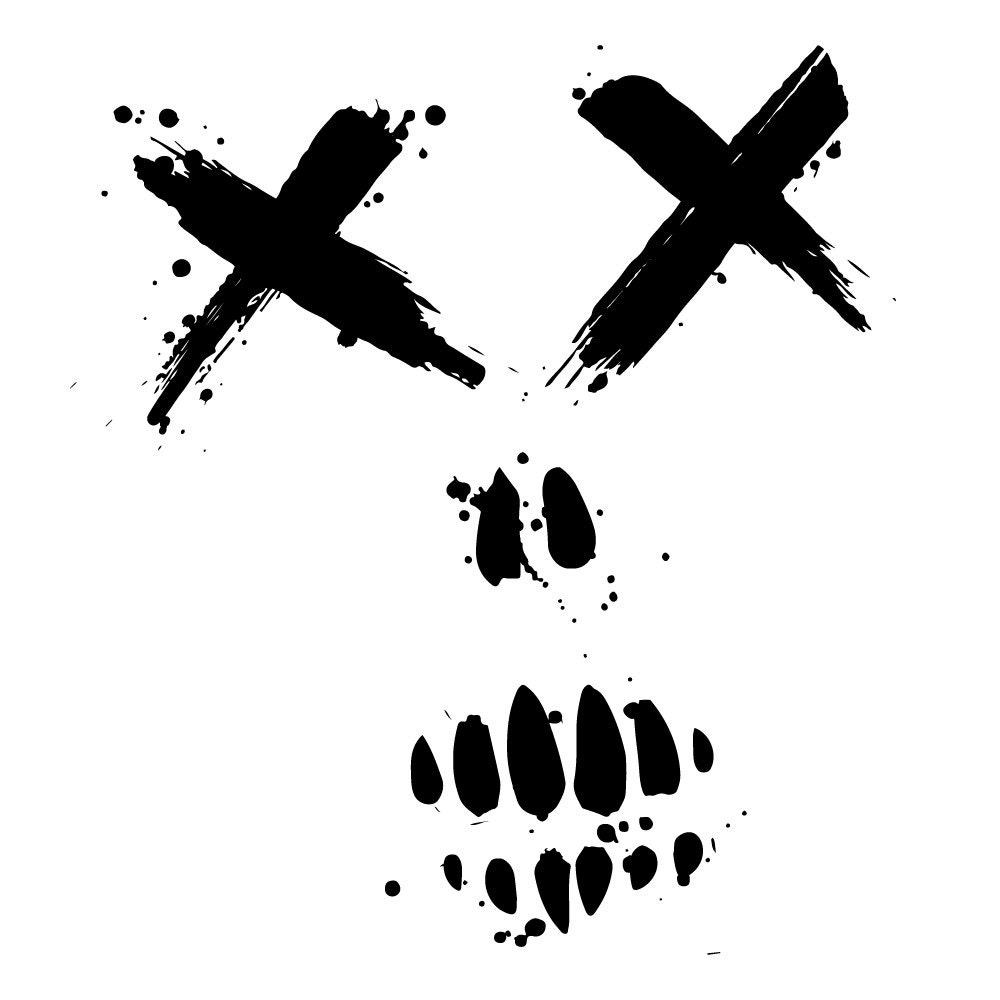 DC's Suicide Squad Suicide Squad Skull Logo with Eyes