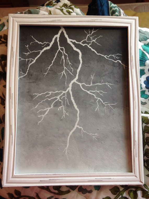 Lightning bolt painting