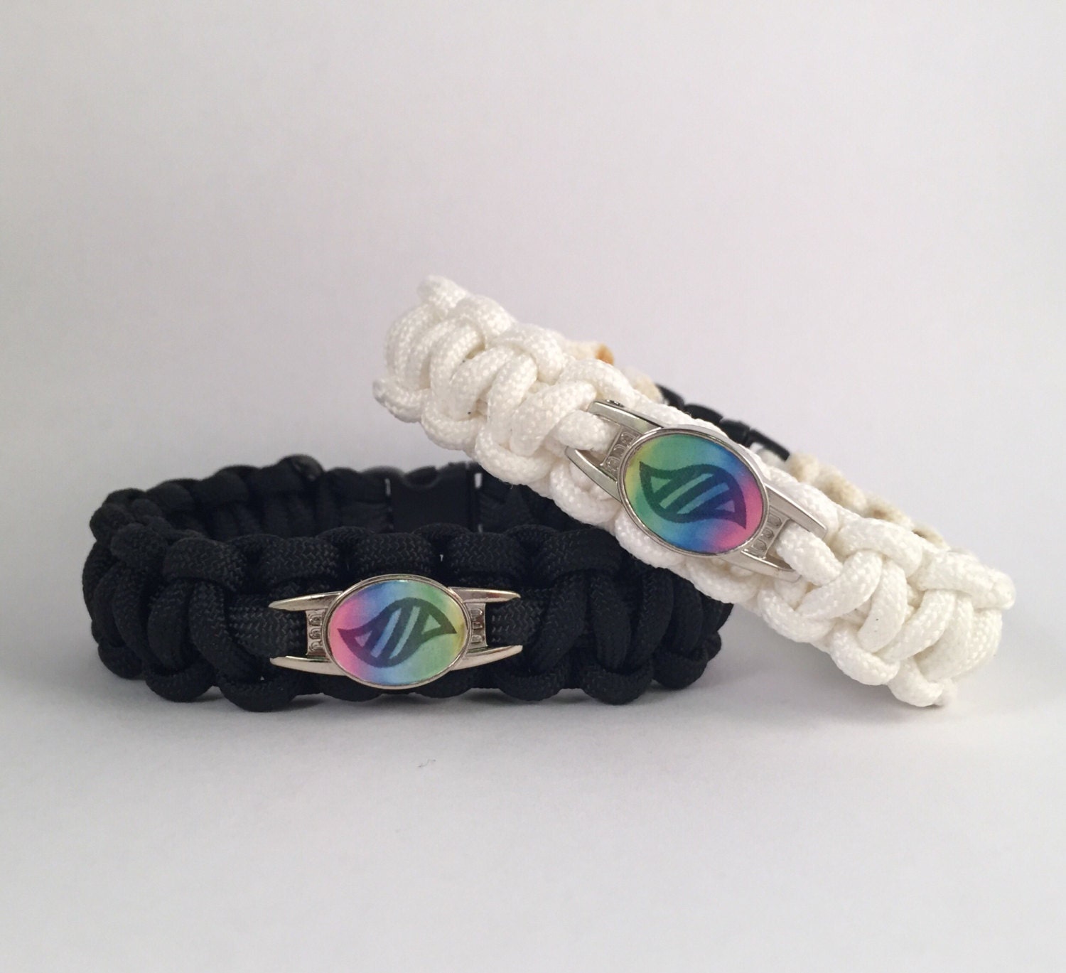 Pokemon Mega Ring Evolution Key Stone Paracord Bracelet