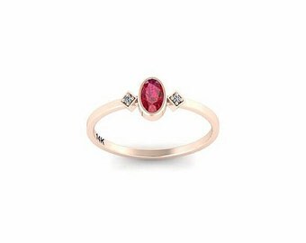 SALE - ruby ring, July birthstone ring, dainty, stackable July birthstone ring, mother's ring, 14k solid gold ruby red gemstone ring