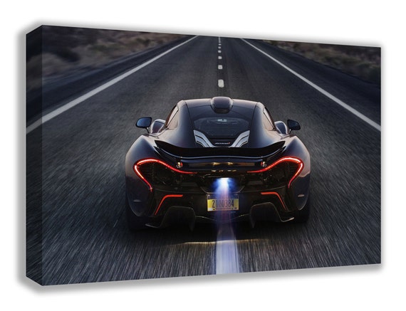 McLaren P1 CANVAS WALL ART by DynamoWallArt on Etsy