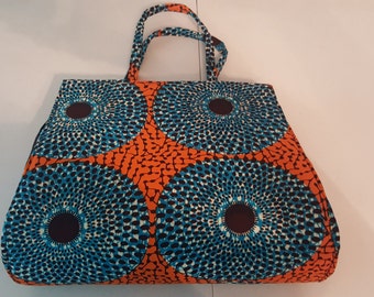 African Print Tote