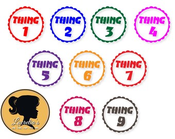 Thing, Thing 1 Svg,Thing 2, Seuss SVG ,clipart, SVG files for Silhouette Cameo or Cricut, Thing svg, dxf, vector