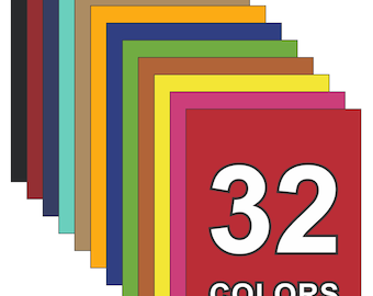 Magnetic Sheeting in 32 Colors - 8.5 x 11 in.