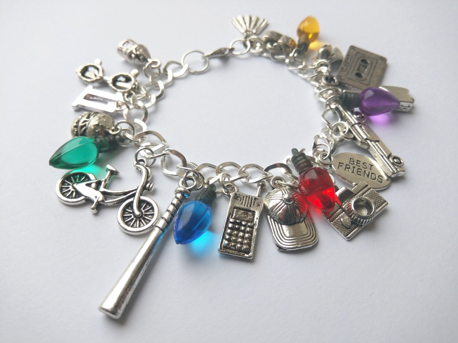 Stranger Things inspired Charm Bracelet