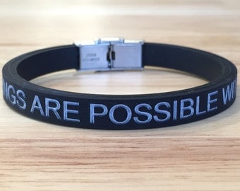 FREE SHIPPING-Silicone Bracelet,Stainless Steel Bracelet,Memorial Bracelet,Mens Bracelet,Unisex Bracelet,Personalized Bracelet,Rubber Bangle