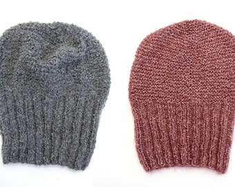 Beanie hat, wool and mohair