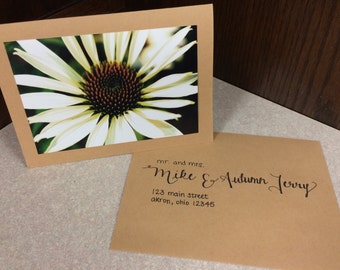 Handwritten Envelope Addressing (varying styles)
