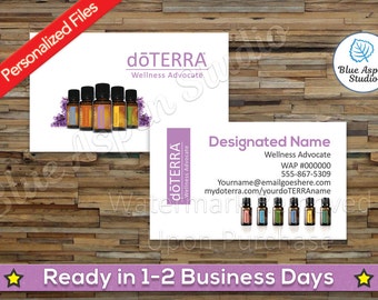 printable doterra sample cards â€“ doterra Etsy