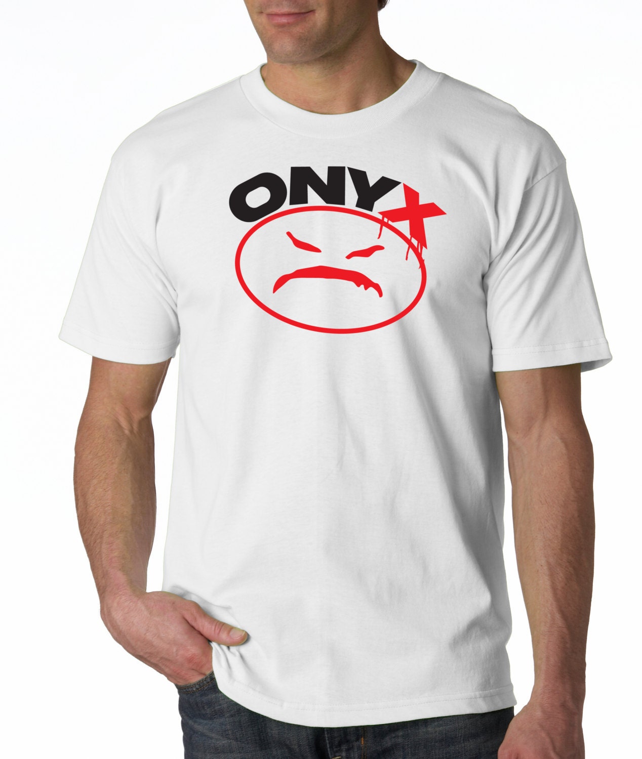 Onyx Logo T Shirt Classic Vintage Style Hip Hop Tee Rap