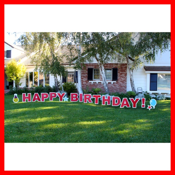 Generic Happy Birthday Yard Greeting Cards