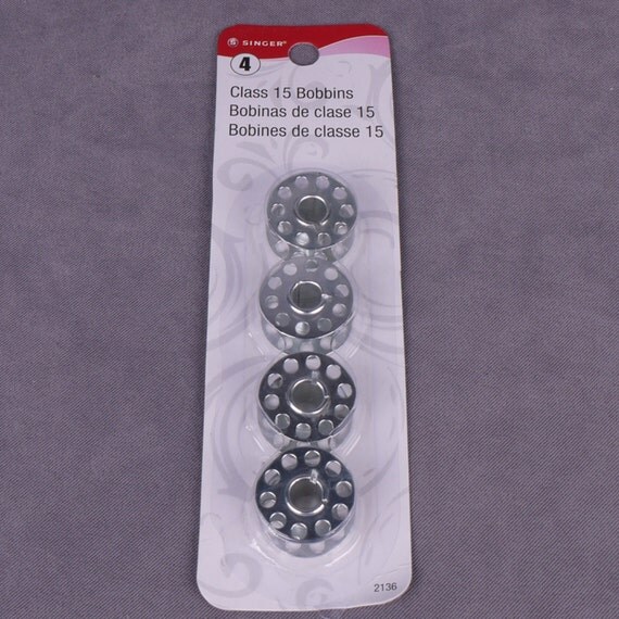 Singer Class 15 Metal Bobbins4 Pack SN2136
