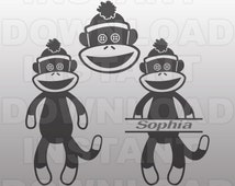 Download Unique sock monkey svg related items | Etsy