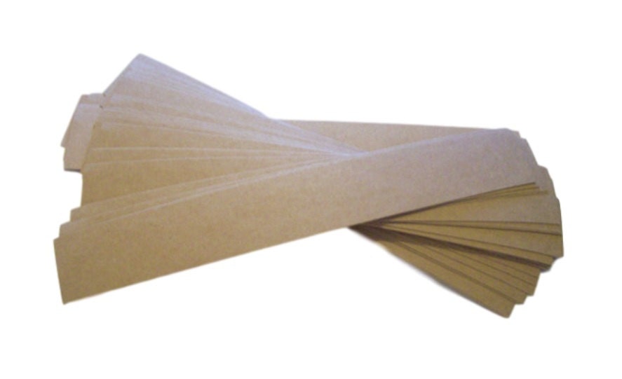 set of 50 belly band soap bands kraft bands by PrairieDogPaperCo