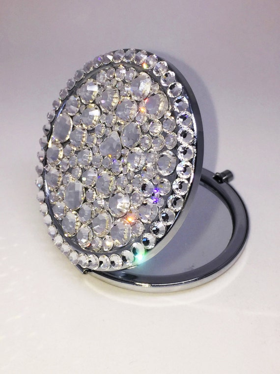 Swarovski Crystal Compact Mirror Pocket Mirror Gifts Bridal